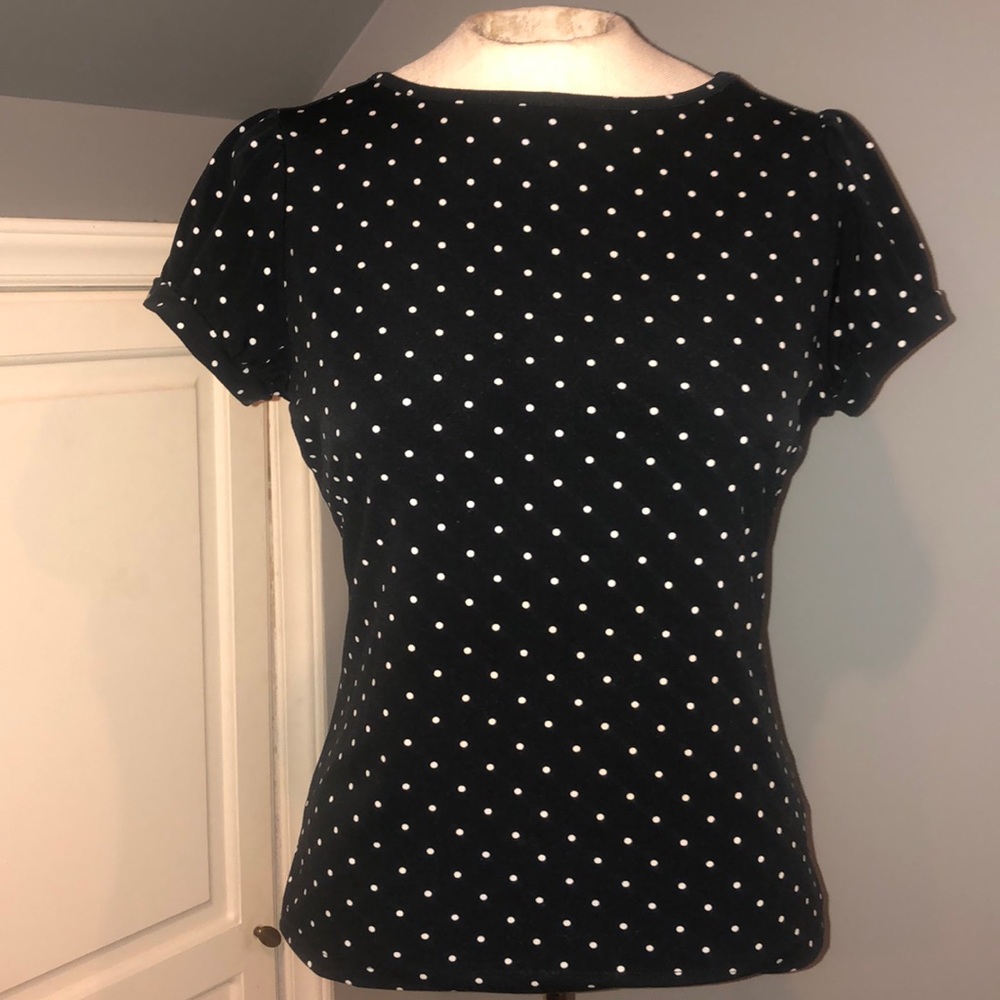 Polka dot blouse